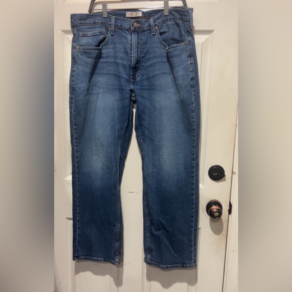 Levi's blue relaxed fit jeans 36x30 #denim #relaxedfit